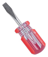 Vulcan Screwdriver, 1/4 in Drive, Slotted Drive, 3-1/4 in OAL, 1-1/2 in L Shank, Plastic Handle